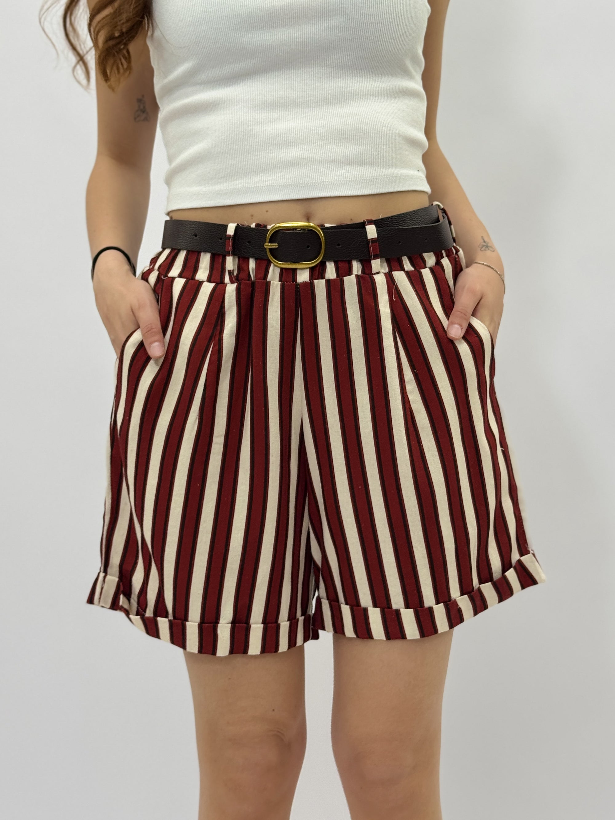 Pantaloncini misto lino