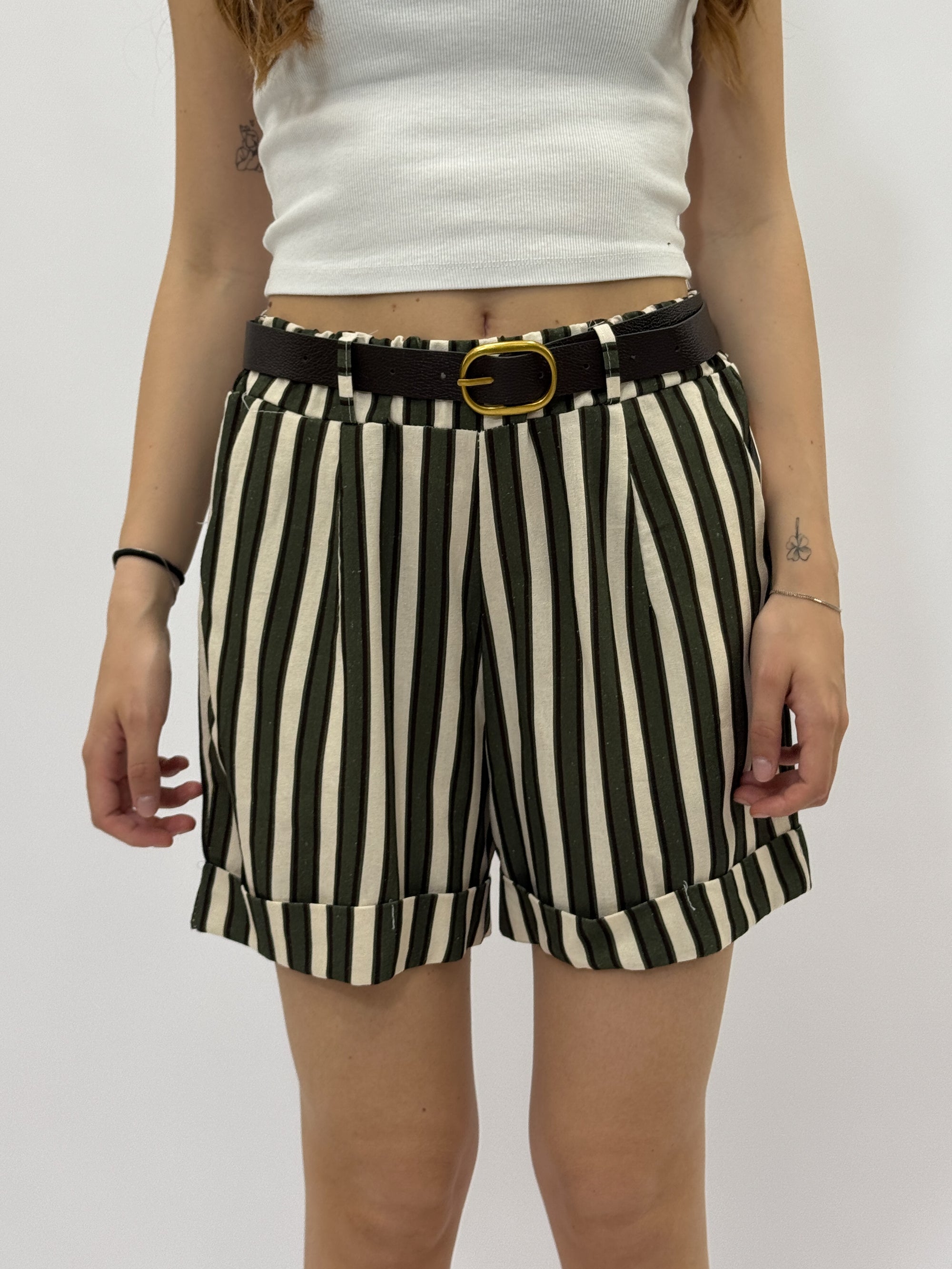 Pantaloncini misto lino