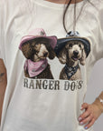 T-shirt taglia comoda con stampa