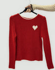 Maglione morbido con cuore