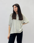Maglia taglia comoda con fiocchi