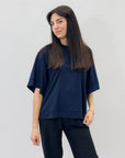 Maglia taglia comoda con fiocchi