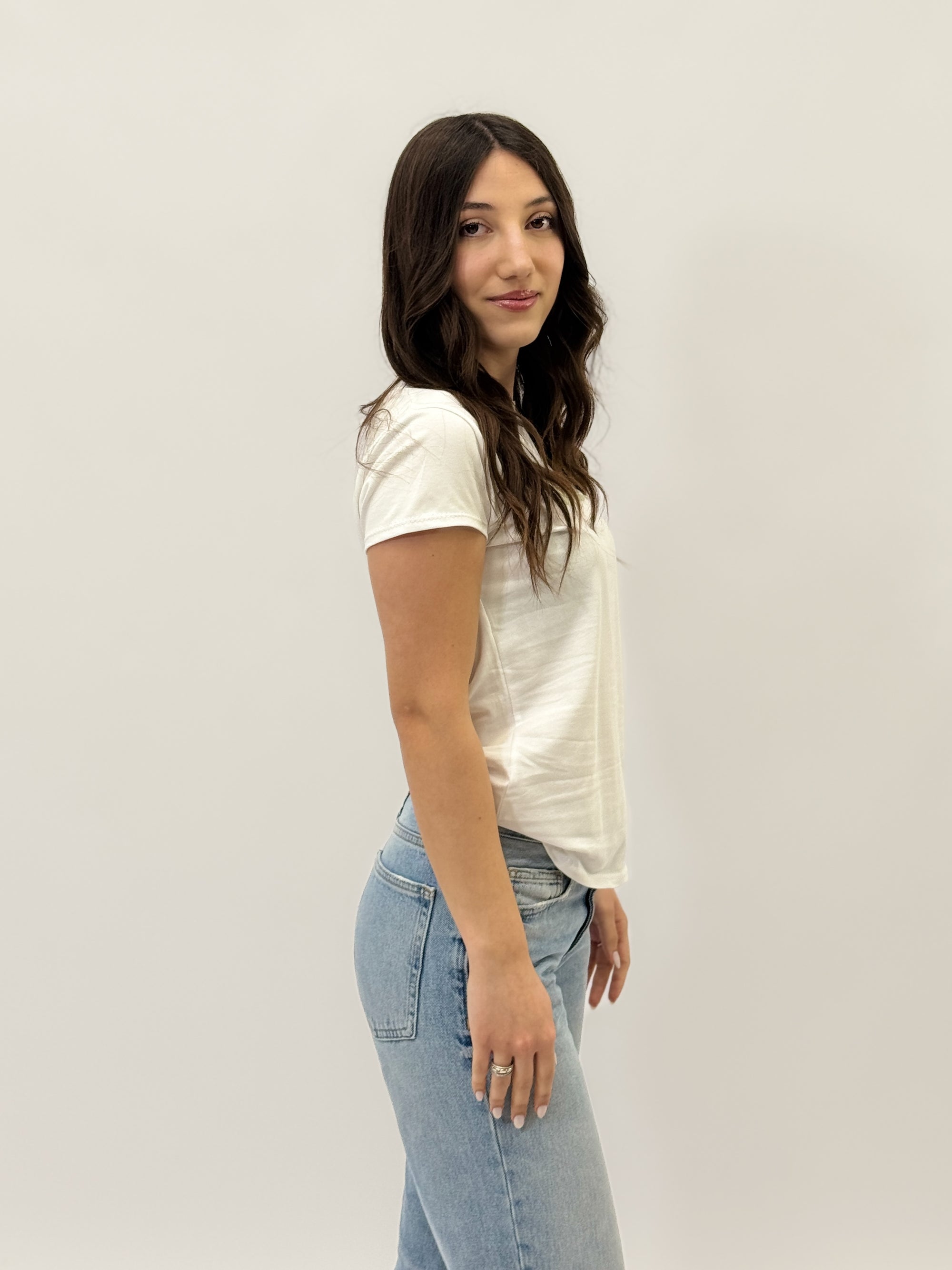 T-shirt in cotone con segno zodiacale