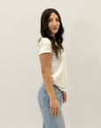 T-shirt in cotone con segno zodiacale