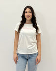 T-shirt in cotone con segno zodiacale