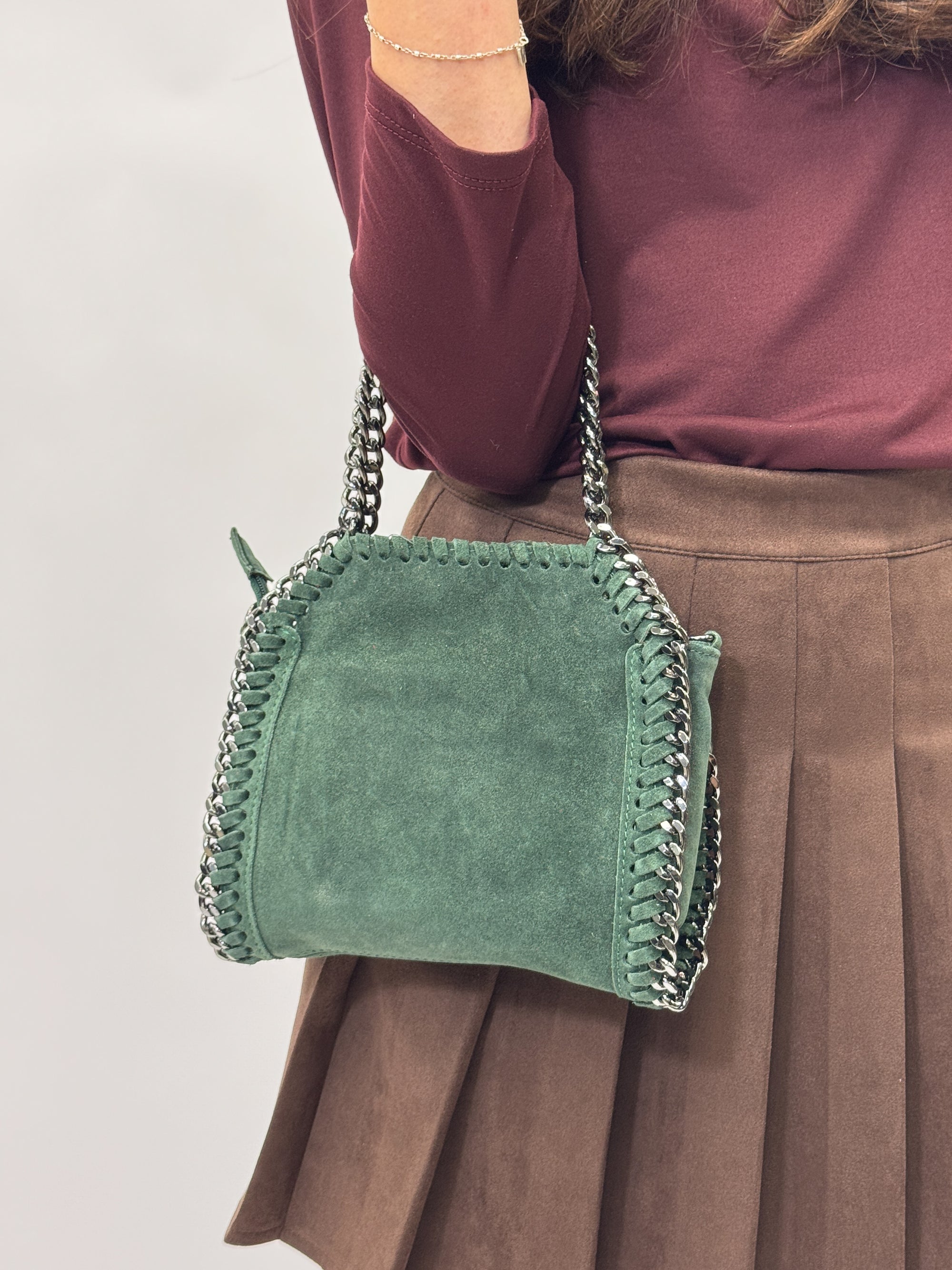Borsa Astrid in camoscio