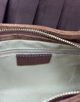 Borsa a spalla in vera pelle scamosciata Made in Italy