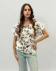 Maglia in pizzo sangallo