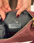 Borsa a spalla vera pelle scamosicata