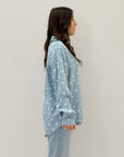 Camicia in denim con cuori
