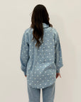 Camicia in denim con cuori