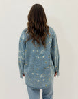Camicia in denim con gioieilli