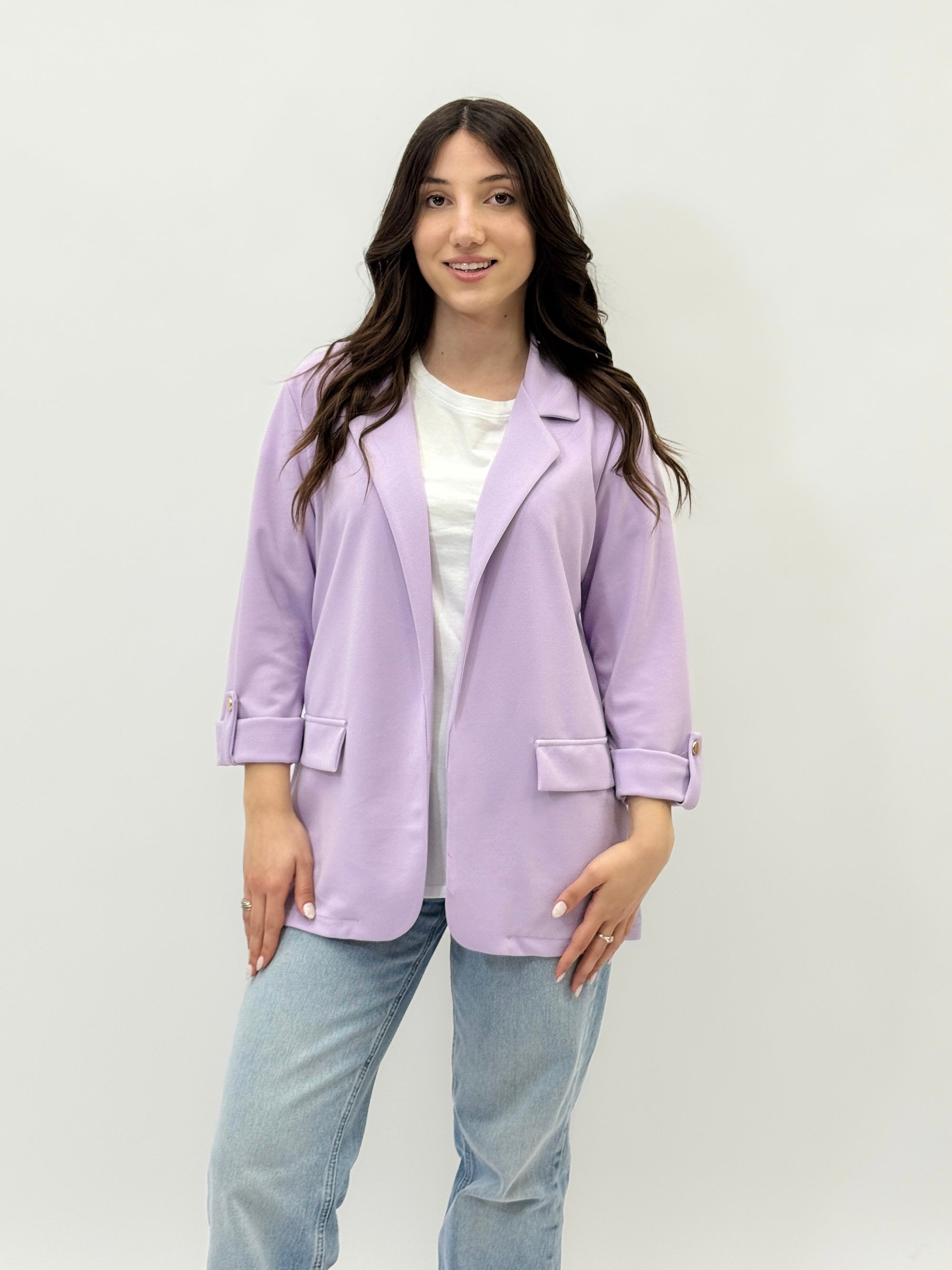 Giacca blazer taglio morbido