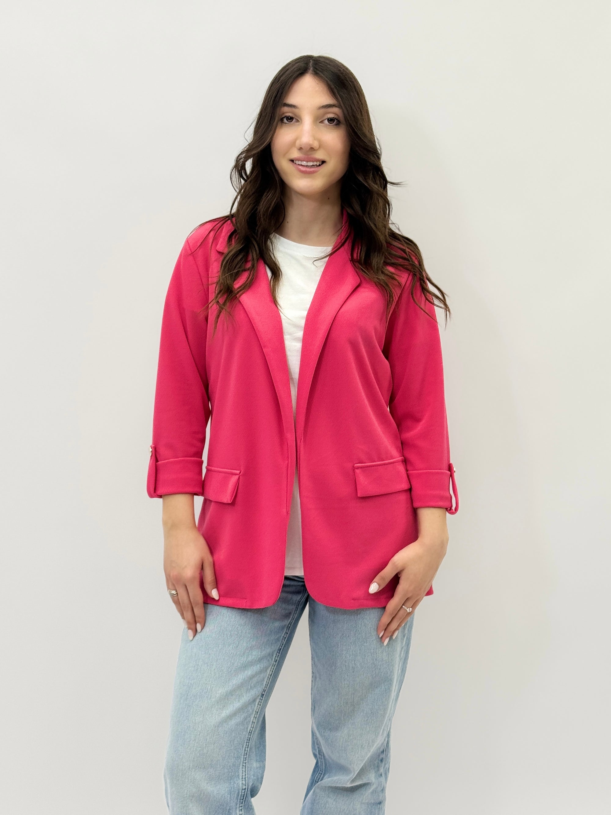 Giacca blazer taglio morbido