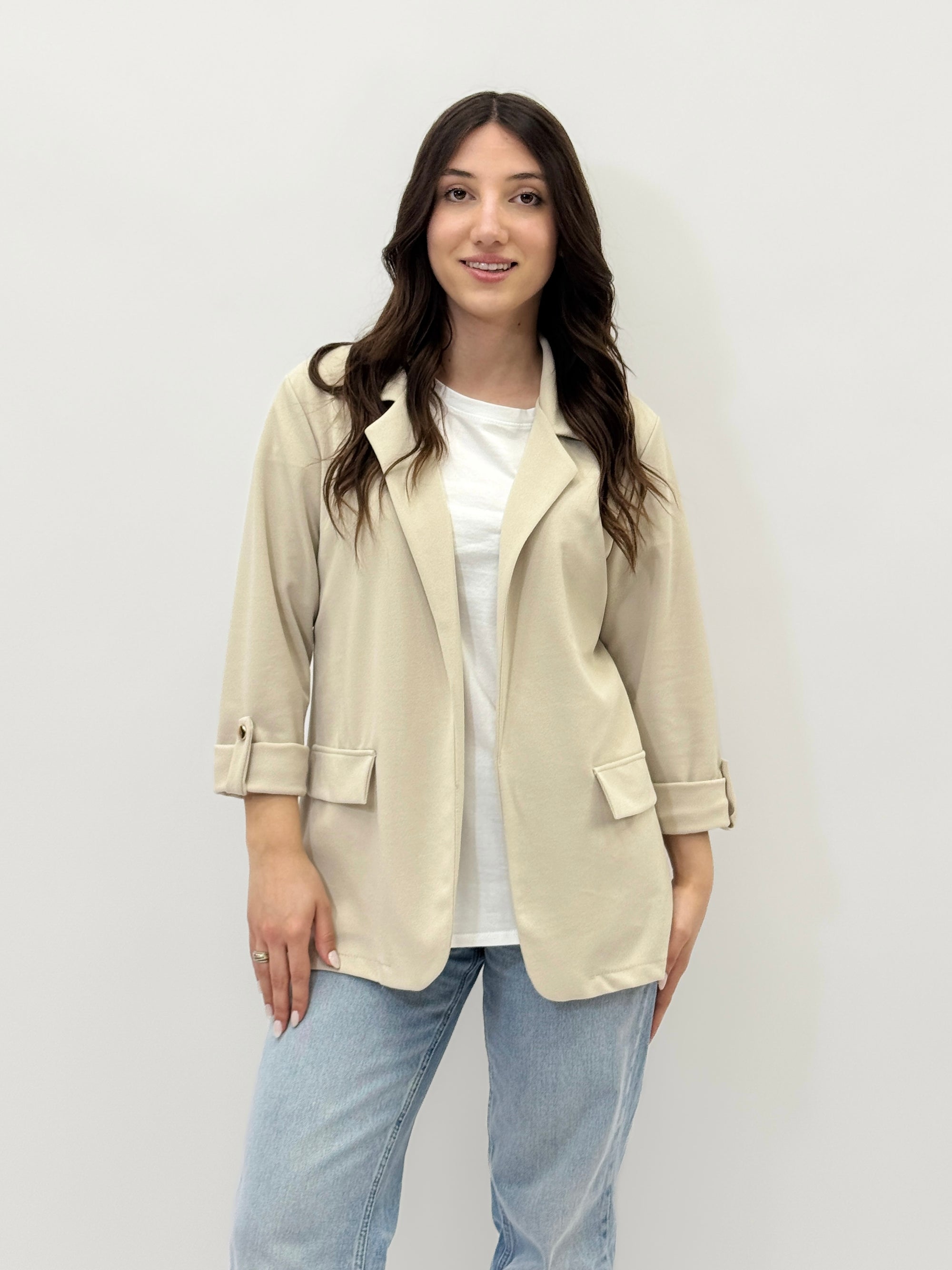 Giacca blazer taglio morbido