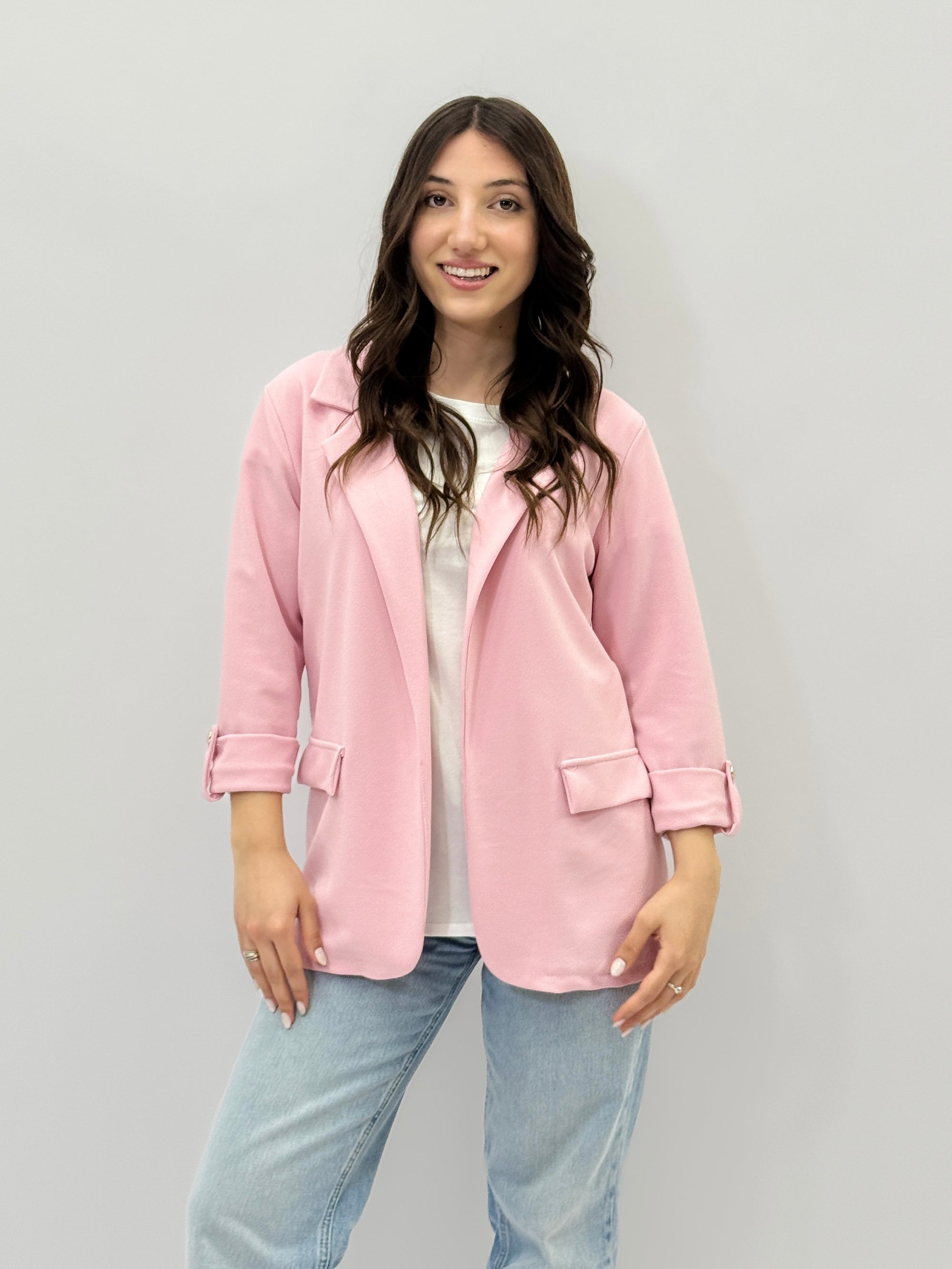 Giacca blazer taglio morbido