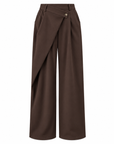 Pantalone Palazzo con Dettaglio Portafoglio
