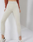 Jeggings skinny push-up con strass