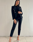 Completo elegante giacca e pantaloni a sigaretta