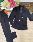 Completo elegante giacca e pantaloni a sigaretta