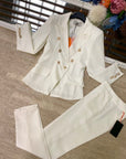 Completo elegante giacca e pantaloni a sigaretta