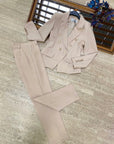Completo elegante giacca e pantaloni a sigaretta