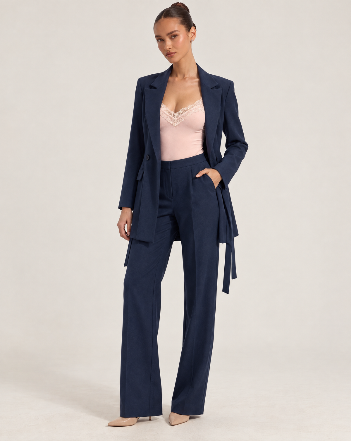 Body T12 0330 Rosa - Polly 6 - look con completo blu