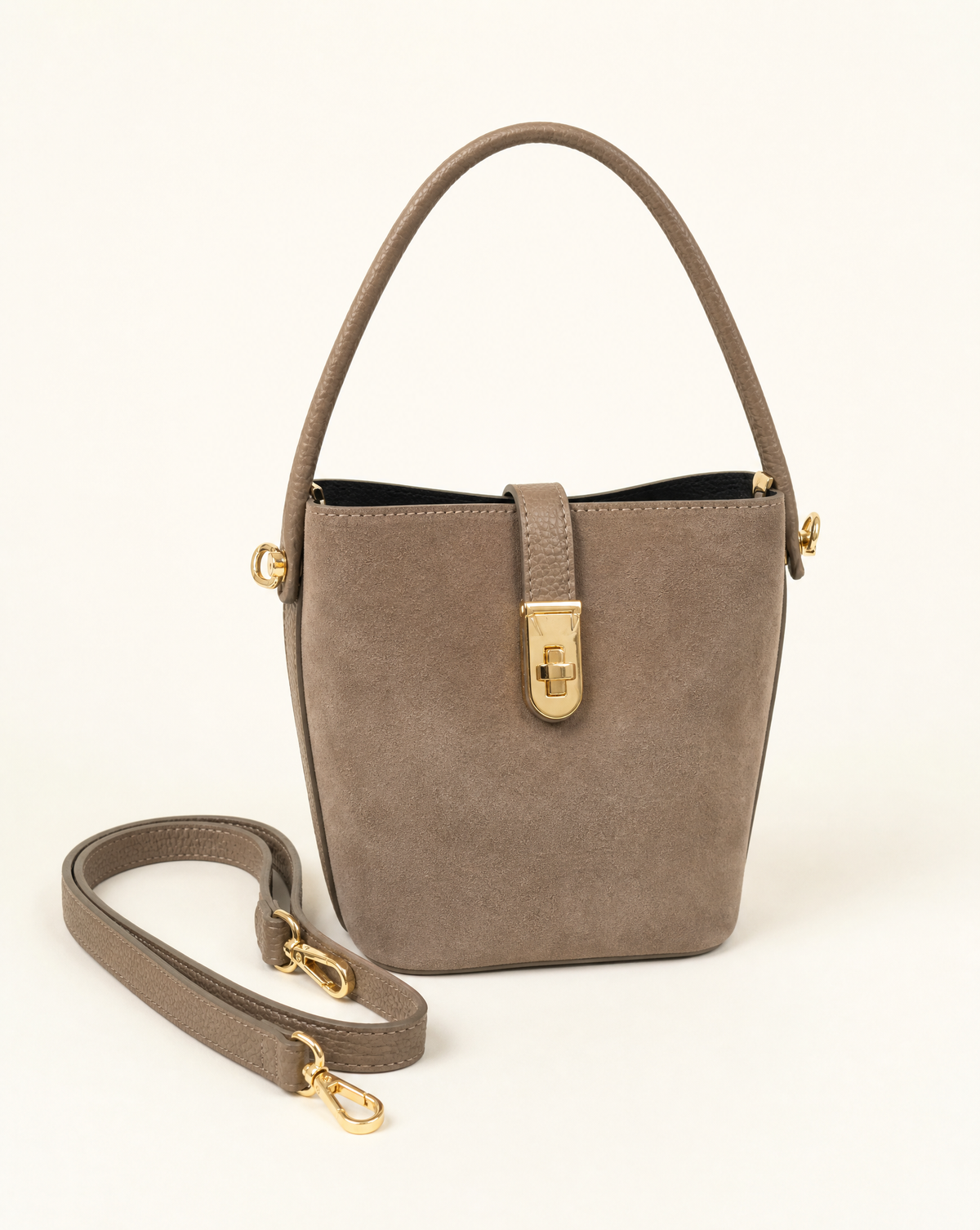 Borsa G6 taupe vista frontale