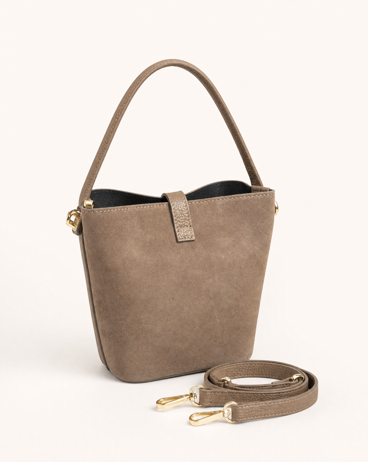 Borsa G6 taupe vista posteriore