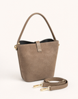 Borsa G6 taupe vista posteriore