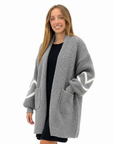Cappotto donna teddy con cuori – Grigio
