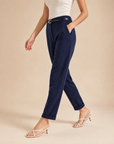 Completo donna 2000 blu, pantaloni, indossato da Polly 6