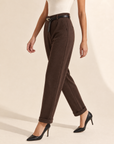 Completo donna 2000 marrone, pantaloni, indossato da Polly 6