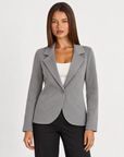 Cardigan donna modello blazer grigio indossato da Polly 4 - foto 1