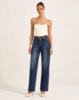 Jeans DS73 indossato da Polly 6, vista frontale