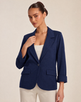 Blazer n4 6062 blu su Polly 6, dettaglio frontale