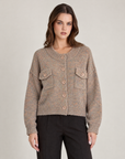 n80 26118-1 cardigan mélange Arancione indossato da Polly 2, foto 1