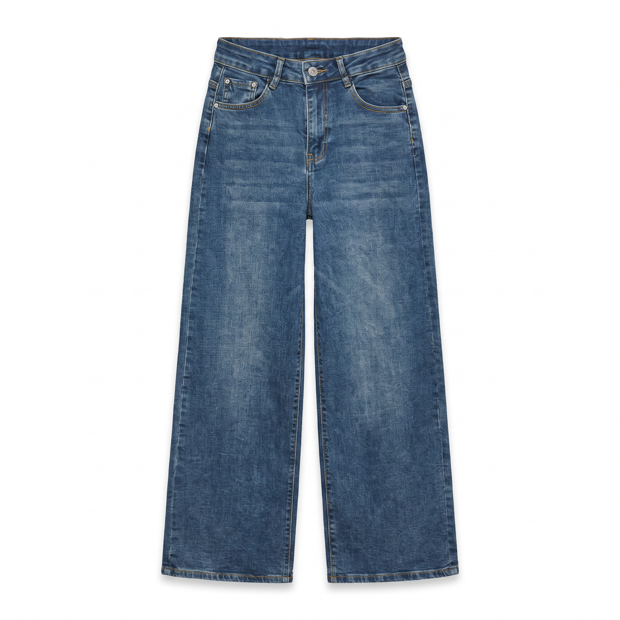 Jeans donna n83 5023 su sfondo bianco, vista frontale