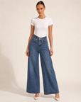 Jeans donna n83 5023 indossato da Polly 6, vista frontale