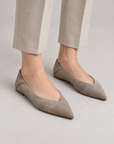 Ballerine RY 128 Kaki – indossate in primo piano