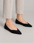 Ballerine RY 128 Nero – indossate in primo piano