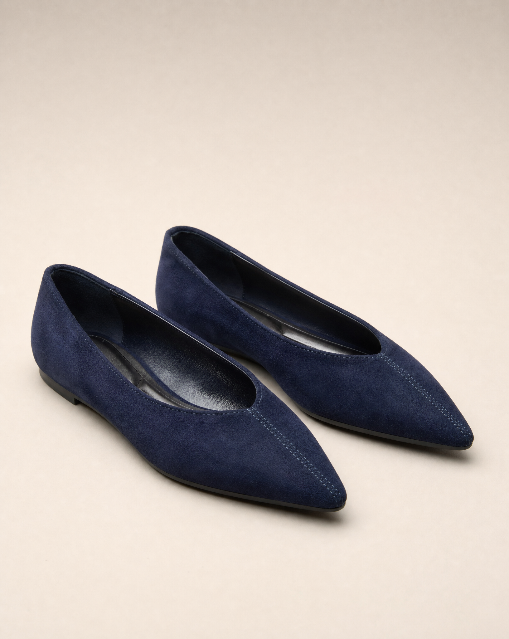 Ballerine donna VB6158 colore Blu, vista tre quarti