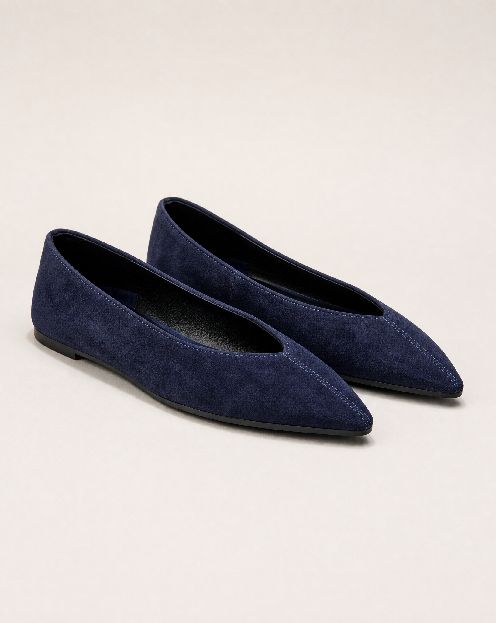 Ballerine donna VB6158 colore Blu, vista laterale