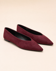 Ballerine donna VB6158 colore Bordeaux, vista tre quarti