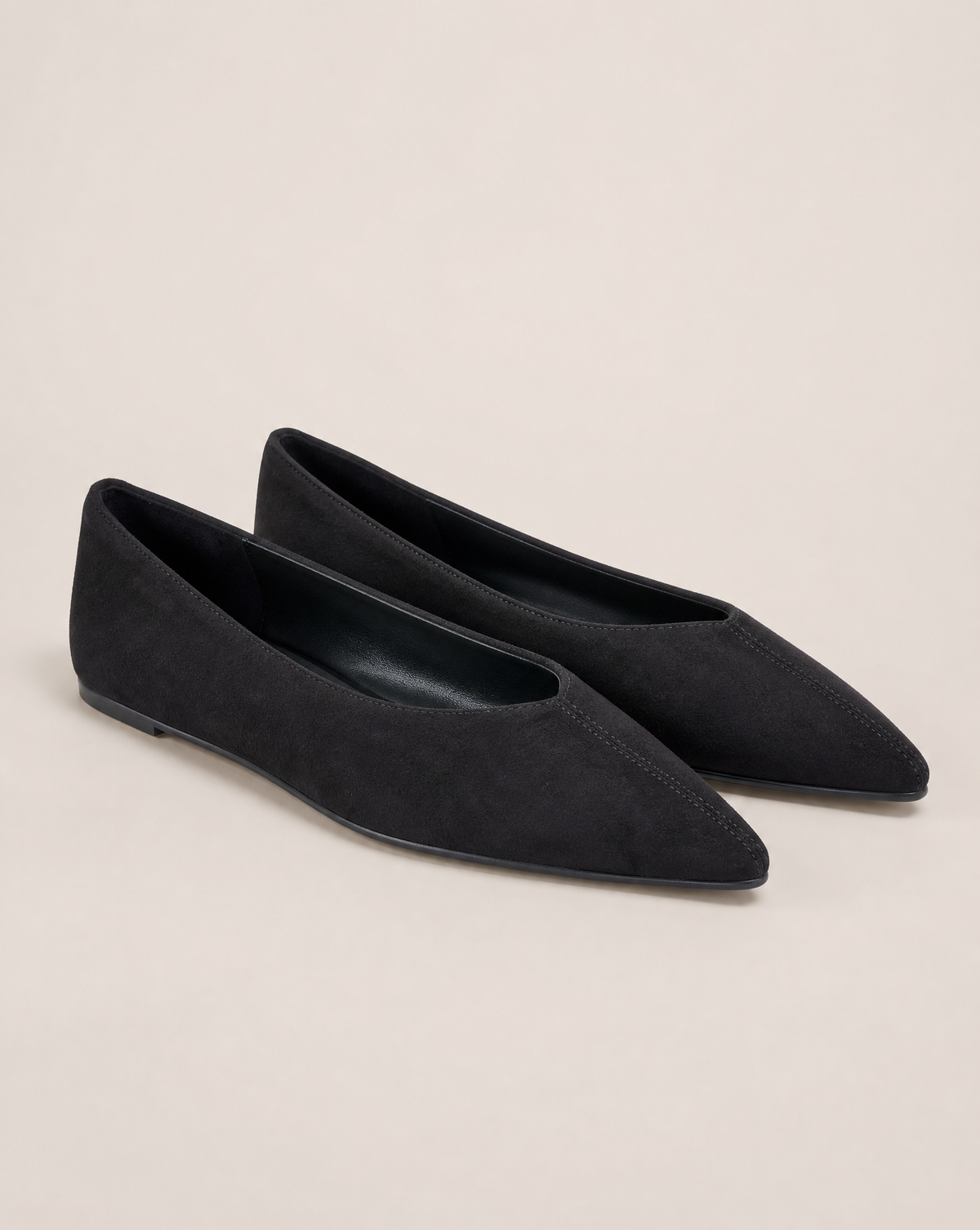 Ballerine donna VB6158 colore Carbone, vista laterale