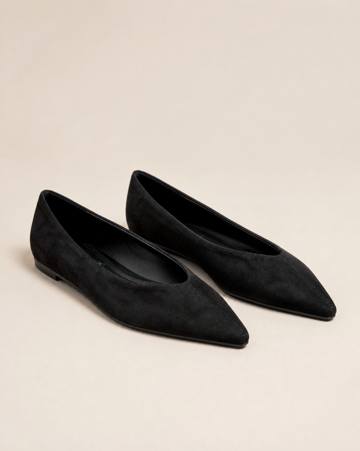 Ballerine donna VB6158 colore Nero, vista tre quarti