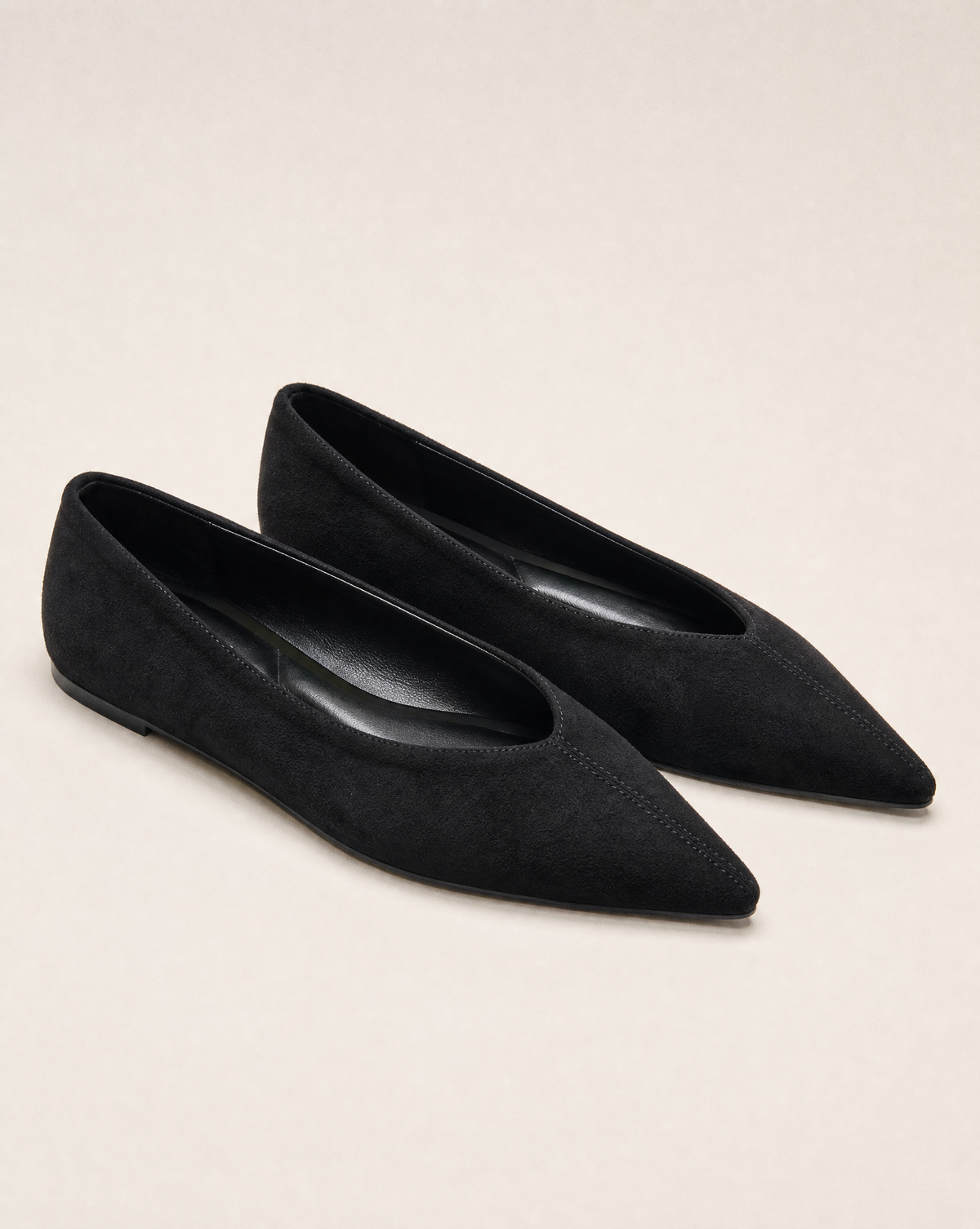 Ballerine donna VB6158 colore Nero, vista laterale
