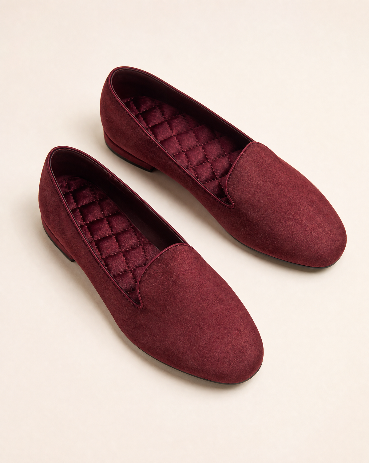 Mocassini VB6189 bordeaux vista tre quarti