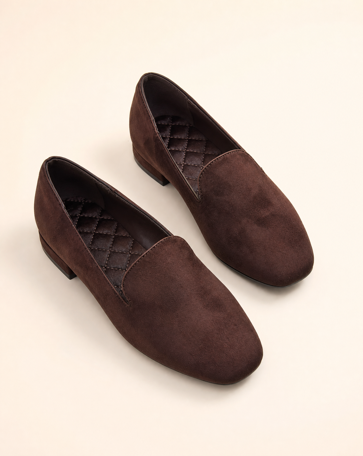 Mocassini VB6189 marroni vista tre quarti