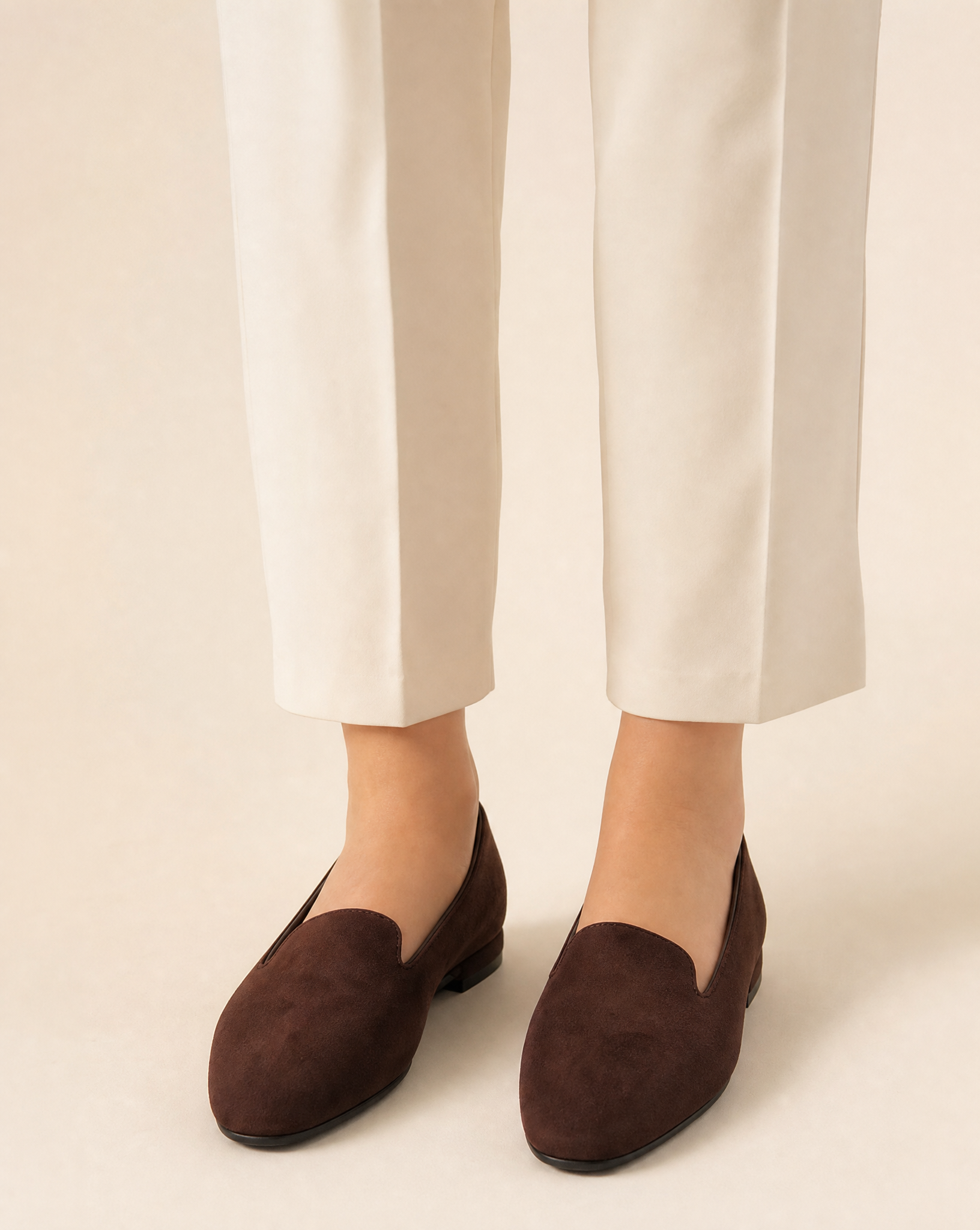 Mocassini VB6189 marroni indossati